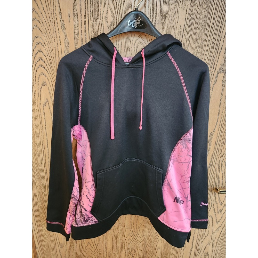 Gamehide Women's M Black/Pink Naked North Camo Hoodie Lightweight Shell Hunting